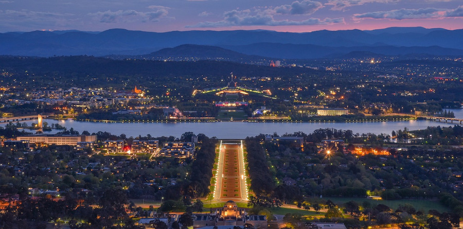 city view of Australia, Canberra