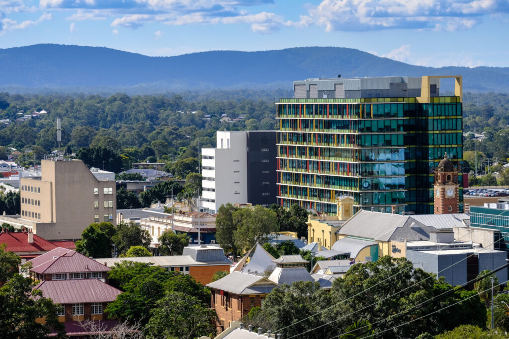 View of Ipswich, Queensland, Australia